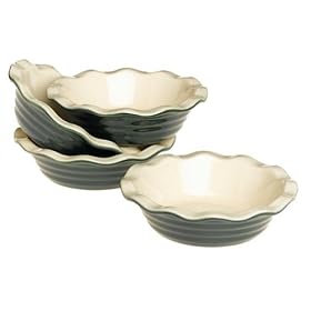 Emile Henry Le Potier Individual Pie Plates, Set of 4