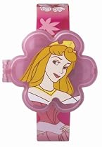 Disney Kids' Princess Aurora Sleeping Beauty Lip Gloss Flip Top Watch #MU2003P