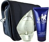 Sculpture Homme by Nikos for Men 3 Piece Set Includes: 1.7 oz Eau de Toilette Spray + 3.4 oz Hair and Body Shampoo + Men's Travel Bag