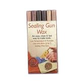 Low Temperature Sealing Gun Wax Black/Gold/Bronze - Pack of 6