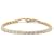 9ct Yellow Gold AMB227582 Ladies 0.25ct Diamond Bracelet