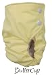 Bottombumpers Certified Organic One Size Side Snapping All-in-One Diapers - Buttercup