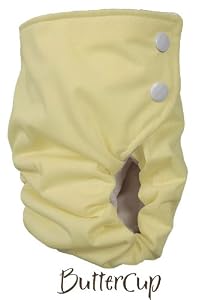 Bottombumpers Certified Organic One Size Side Snapping All-in-One Diapers - Buttercup