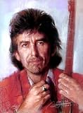 George Harrison (With Guitar) Music Poster Print - 11