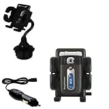 Sony Ericsson z558i Auto Cup Holder with Car Charger - Uses Gomadic TipExchange