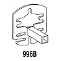 Saris B.A.T. Spare Tire Plate 996B 6.5" Depth