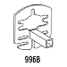 Sporting Goods : Car Rack Saris 996B Sparetire Plate-B 6.5In