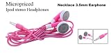 Earphones for Apple iPod Nano - Pink