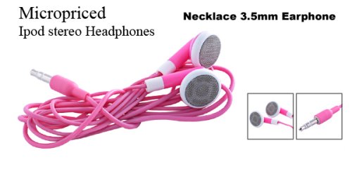 Childrens Toyshop  Electronics : Earphones for Apple iPod Nano - Pink