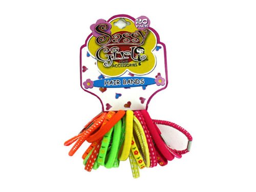 New - Neon colored hair bands - Case of 144 - 17506151