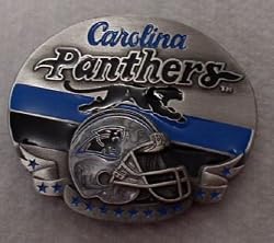 CAROLINA PANTHERS  (LIMITED EDITION) NFL LICENSED FOOTBALL BUCKLE