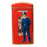 Ahmad English Breakfast Tea in Red Telephone Box Tin 25 Teabags by Ahmad's Gift Tins