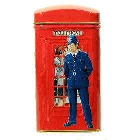 Ahmad English Breakfast Tea in Red Telephone Box Tin 25 Teabags