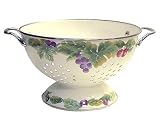 Pfaltzgraff Jamberry 3--Quart Enamel on Steel Colander