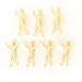 20pcs Unpainted Model Train People Figures 1:25