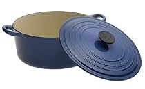 Le Creuset Enameled Cast-Iron 5-1/2-Quart Round French Oven, Cobalt