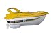 Mini-Speedboot gelb
