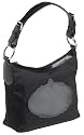 Prada Women's Small Nylon Emblem Hobo, Nero