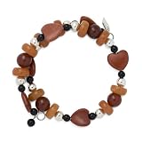 Earthy Reds Coil Bracelet