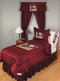San Francisco 49ers Jersey Bedskirt NFL