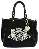 Juicy Couture New Scottie Embroidery Tote Bag Blk