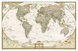 World Political Map, Executive Style Art Poster Print