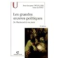Les grandes oeuvres politiques : De Machiavel � nos jours