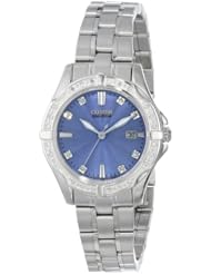 Citizen Womens EW1920-53L Diamonds Analog Display Japanese Quartz Silver Watch