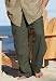 Linen Pants With Inside Drawstring
