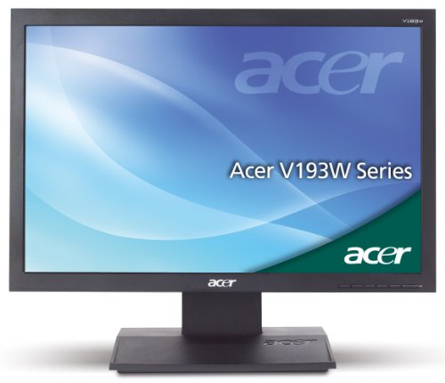 Acer V193WVCB 48 cm (19 Zoll) widescreen TFT Monitor (LCD, VGA, 5ms Reaktionszeit) schwarz