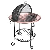 Landmann Scroll Series 30 inch Copper Fire Pit with Spark Guard