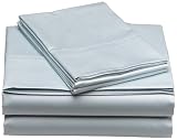 Hotel Collection Hemstitch 410-Thread-Count Egyptian Cotton Sateen California King Sheet Set, Light Blue