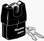 Master Commercial High Security Padlocks - HIGH SECURITY LOCKS 2-1/2 D. L. SHACKLE