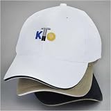Kids Twill Golf Cap with Ajustable Velcro Back Closure, KTO Logo on Front.