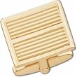 14Kt Yellow Gold Stripes Cufflinks