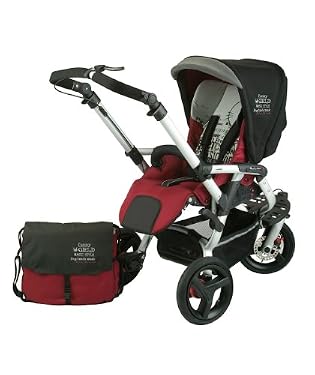 Jan?lalom Reverse Pushchair - Molten Red