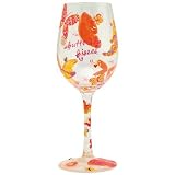 Lolita Love My Wine Glass Butterfly Kisses
