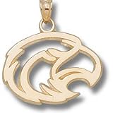 Southern Miss Golden Eagles Solid 14K Gold Eagle Head 5/8'' Pierced Pendant
