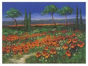 Cover image : Field of Primroses by Anna Paleta Fine Art Print / Poster 31.50 x 23.50 in.
