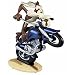 XfürU 07-0658 - Looney Tunes: Coyote als Biker, Kunstharzfigur, Auflage 3502 Exemplare