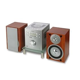 GOODMANS MICRO1104DAB DAB RADIO/CD MICRO HI FI with Glass Stand