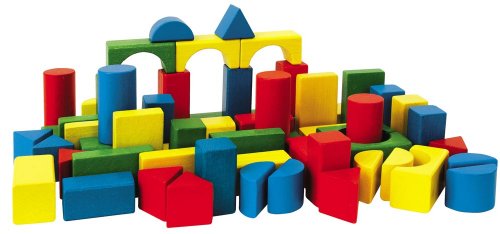 HEROS 100011801 - Holz Formen-Steckspiel Trommel