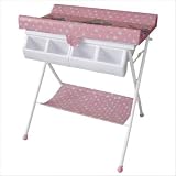 BabySpa Foldable Bathtub and Changer Combo in Pink by
