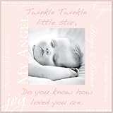 Havoc Gifts Baby Girl Beveled Glass Photo Frame