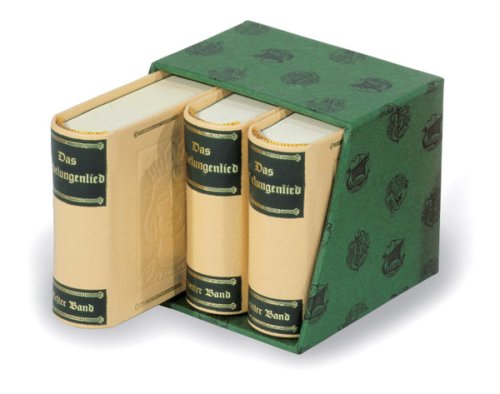 Miniaturbuch / Wartelsteiner Das Nibelungenlied: Das Nibelungenlied Bd 1 bis Bd 3: 3 Bde.