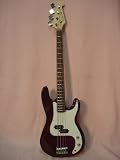 43 Purple Electric Bass with Carrying Bag and Accessories