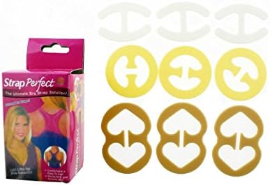 KOMTOP Bra straps bra 9 Piece non-slip buckle Conceal Straps buckle color