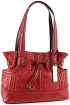Hot Sale Tignanello Super Stitch Shoulder Bag,Glam Red,One Size