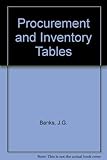 Procurement and inventory ordering tables