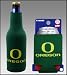 SET OF 2 OREGON DUCKS CAN & BOTTLE KOOZIE COOLER